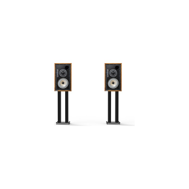 Musical Fidelity Monitor Stand 600, pareja de soportes con dos LS5/9, vista frontal