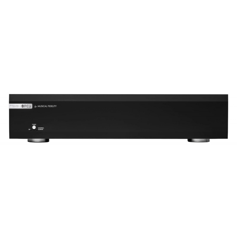 Musical Fidelity BPC3, vista frontal en negro