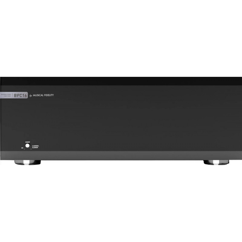 Musical Fidelity BPC16, vista frontal en negro