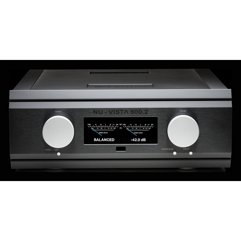 Musical Fidelity Nu-Vista 600.2, frontal negro