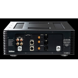 Musical Fidelity Nu-Vista PAM, conexiones traseras de la etapa, negro
