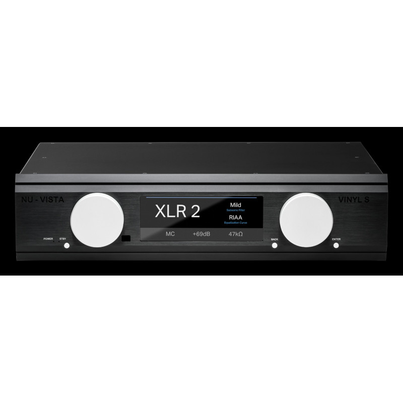 Musical Fidelity Nu-Vista Vinyl S, frontal negro