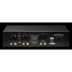 Musical Fidelity Nu-Vista Vinyl S, conexiones traseras, negro