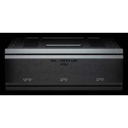 Musical Fidelity Nu-Vista Uni PSU, frontal negro