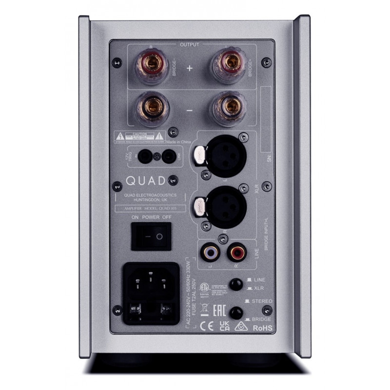 Quad 303, trasera con las conexiones