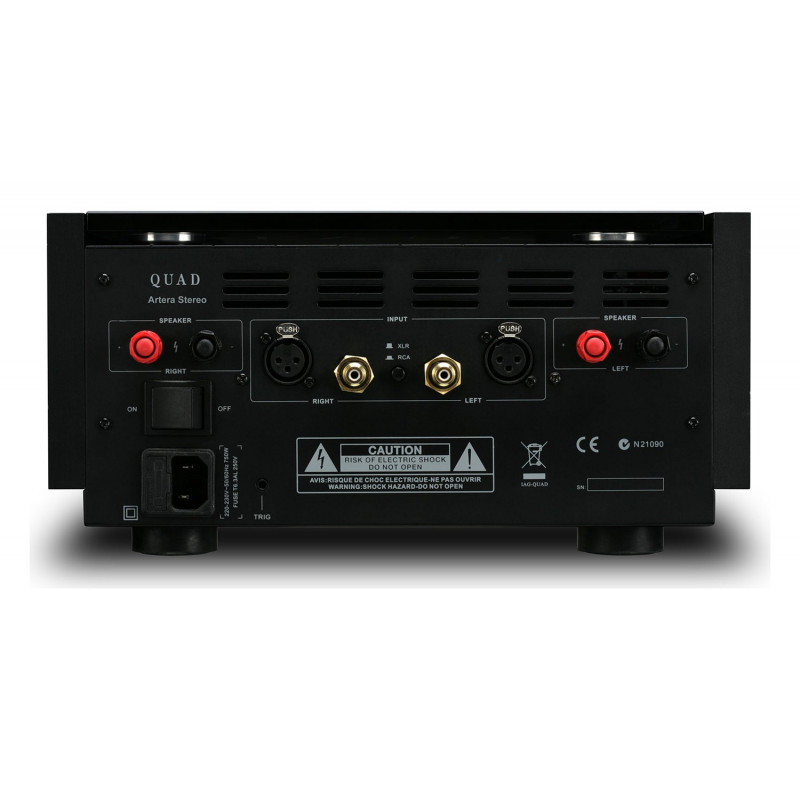 Quad Artera Stereo, trasera con las conexiones