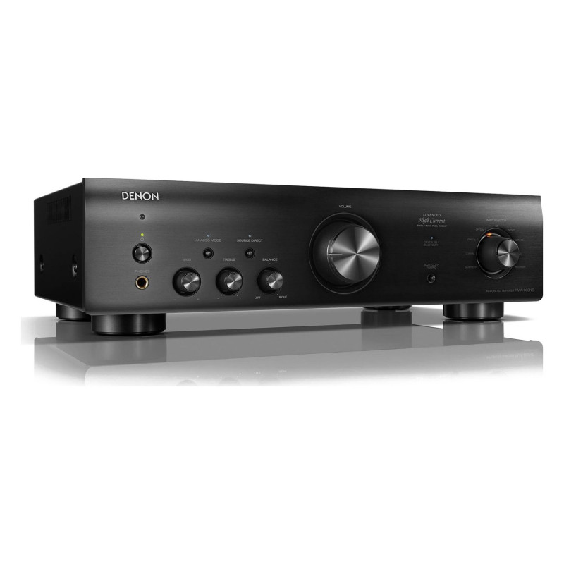 Denon PMA-600NE, vista en ángulo en negro