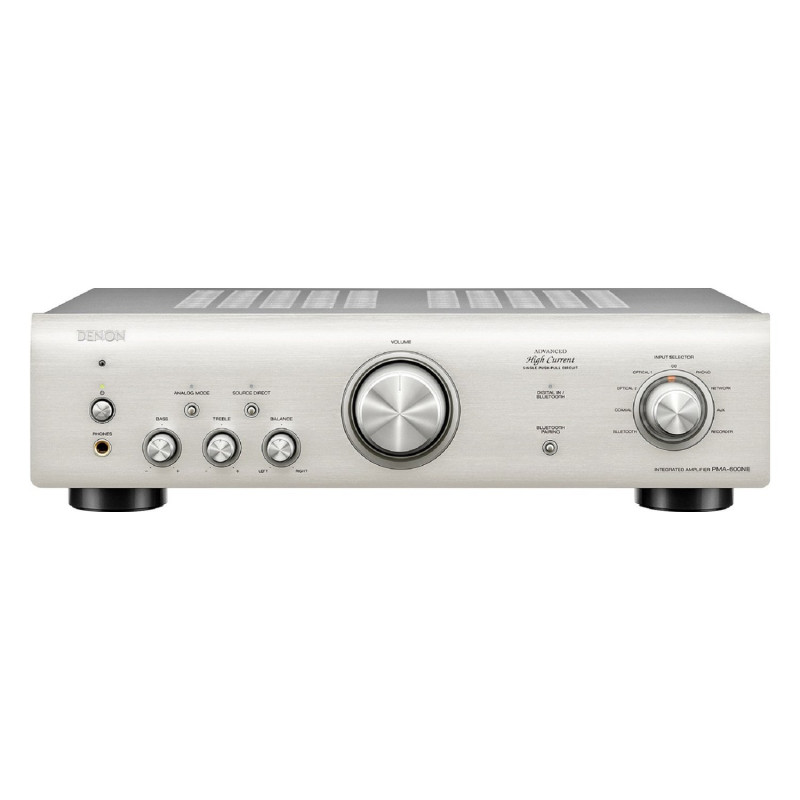 Denon PMA-600NE, vista frontal en plata