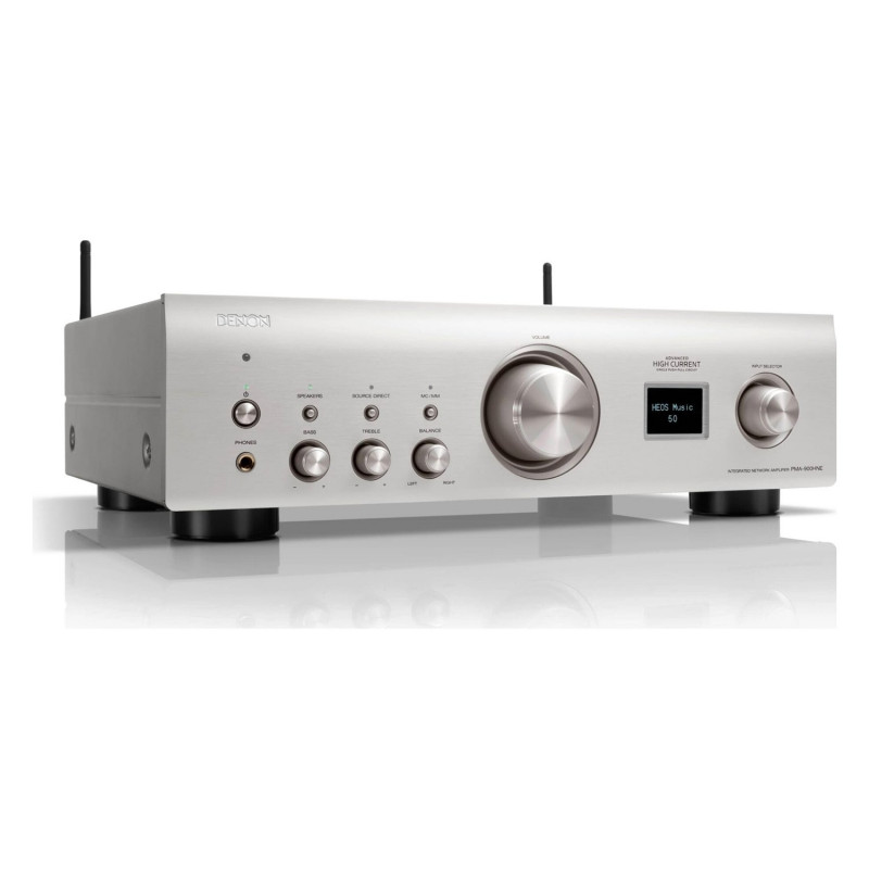 Denon PMA-900HNE, vista en ángulo en plata