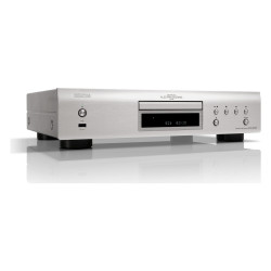 Denon DCD-900NE, vista en ángulo en plata