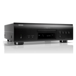 Denon DCD-1700NE, vista en ángulo en negro