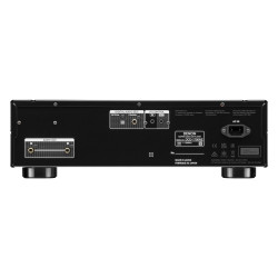 Denon DCD-1700NE, panel trasero con salidas RCA, óptica y coaxial