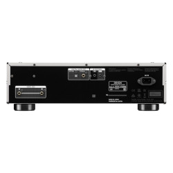 Denon DCD-1700NE, panel trasero en plata
