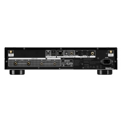 Denon DNP-2000NE, panel trasero con HDMI ARC, USB-B, entradas y salidas digitales y RCA fija y variable