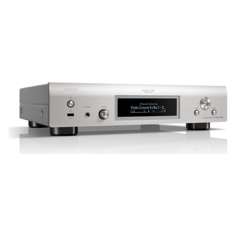 Denon DNP-2000NE, vista frontal en plata