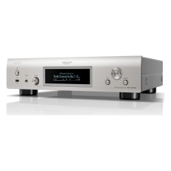 Denon DNP-2000NE, vista en ángulo desde la izquierda en plata
