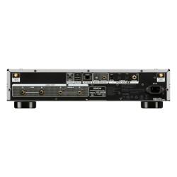Denon DNP-2000NE, panel trasero en plata