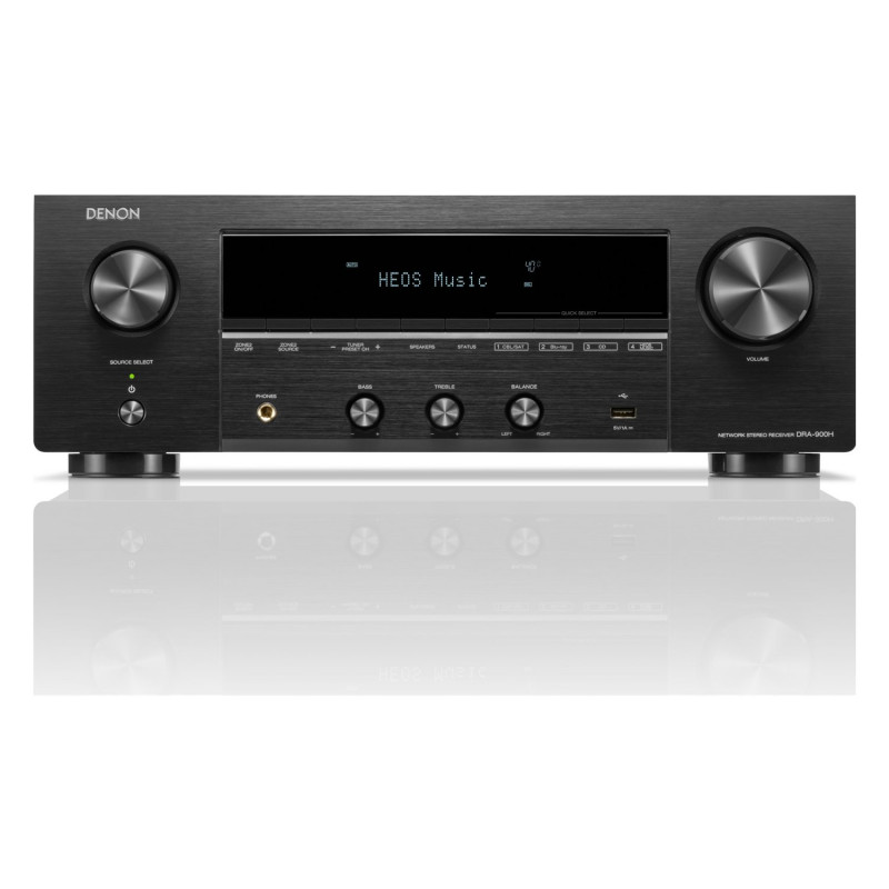 Denon DRA-900H, vista frontal en negro