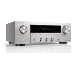 Denon DRA-900H, vista en ángulo en plata