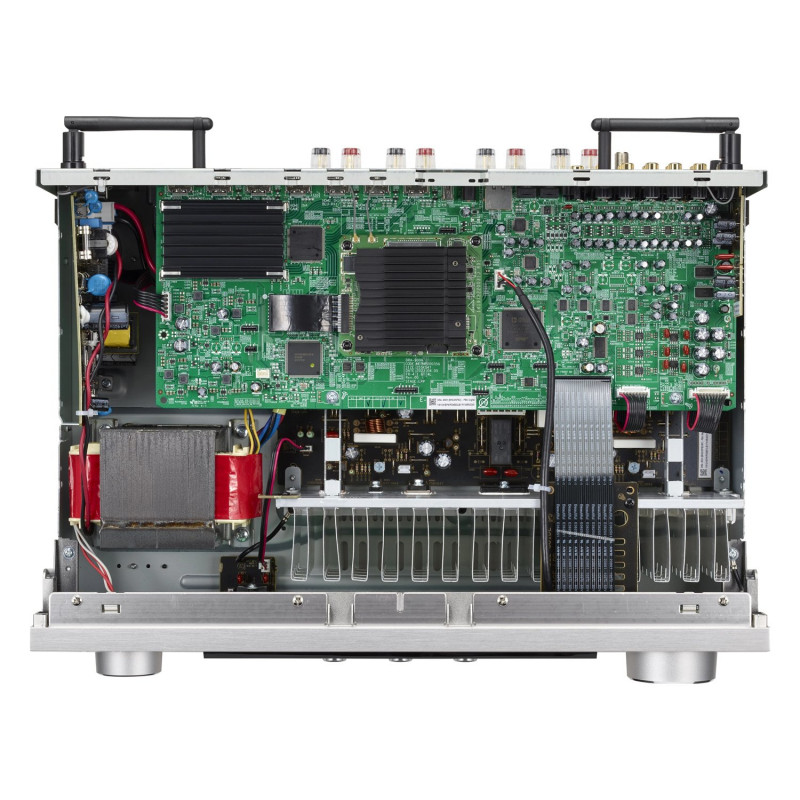 Denon DRA-900H, por dentro, vista superior