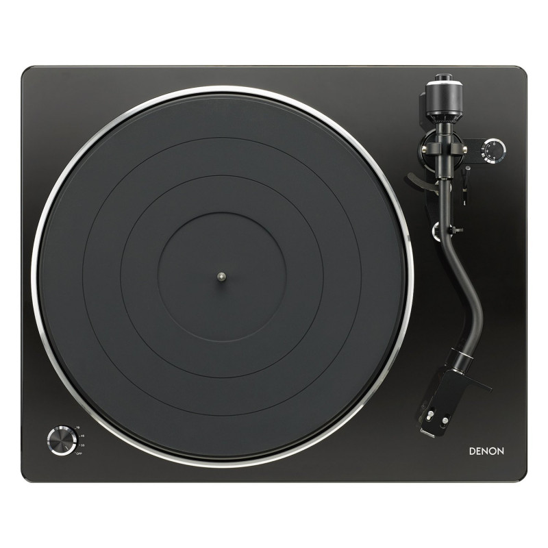 Denon DP-450USB, vista superior en negro