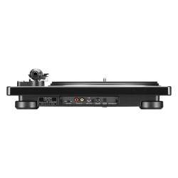 Denon DP-450USB, panel trasero en negro