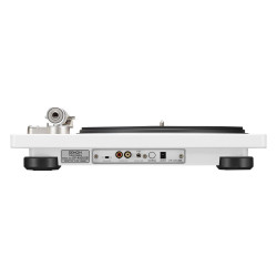 Denon DP-450USB, panel trasero en blanco