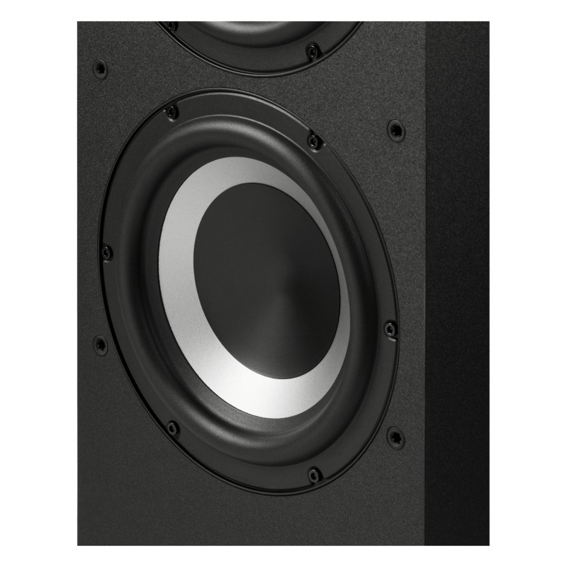 Polk Monitor XT70, detalle del tweeter y los woofers
