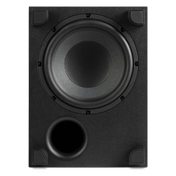 Polk Monitor XT10, de frente sin rejilla, con el woofer de 25 cm