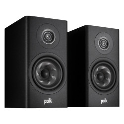 Polk Reserve R100, pareja en ángulo sin rejillas en negro