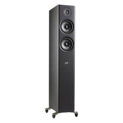 Polk Reserve R500, columna en ángulo sin rejilla en negro
