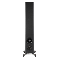 Polk Reserve R500, trasera con el puerto X-Port y los bornes