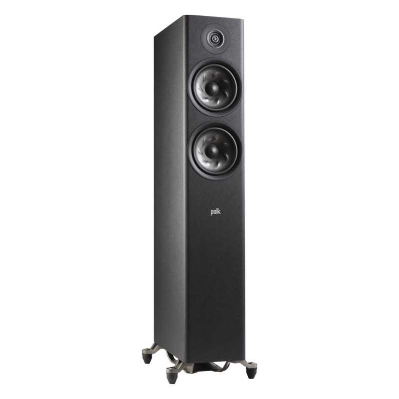 Polk Reserve R600, columna en ángulo sin rejilla en negro