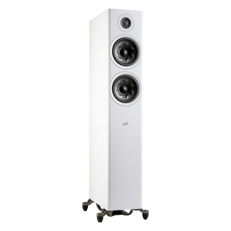 Polk Reserve R600, columna en ángulo en blanco