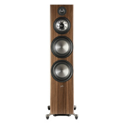 Polk Reserve R700, vista frontal en nogal