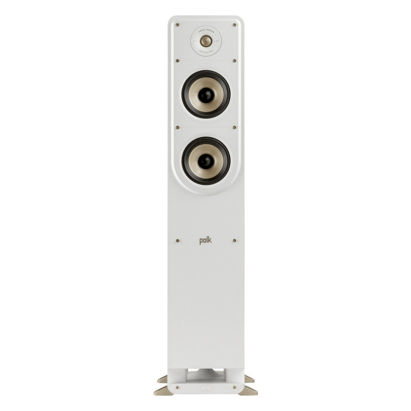 Polk Signature Elite ES50, vista frontal en blanco