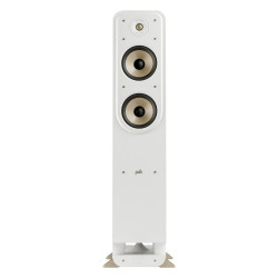 Polk Signature Elite ES55, vista frontal en blanco