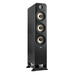 Polk Signature Elite ES60, columna en ángulo sin rejilla en negro