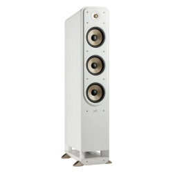 Polk Signature Elite ES60, columna en ángulo en blanco