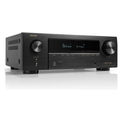 Denon AVR-X1800H, vista en ángulo desde la derecha