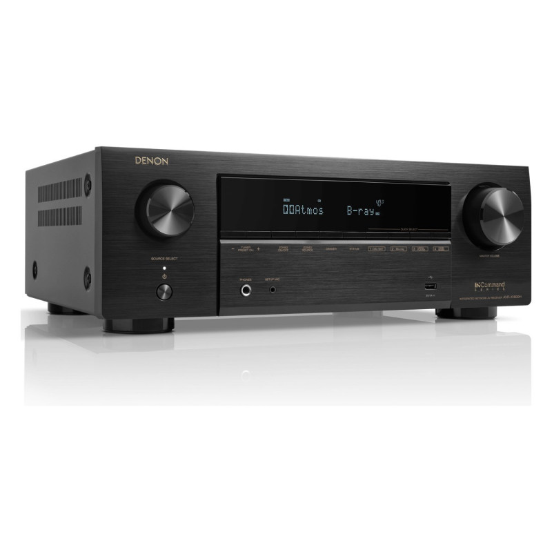Denon AVR-X1800H, vista en ángulo desde la derecha