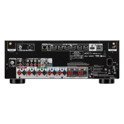 Denon AVR-X2900H DAB, panel trasero con antena DAB/FM, coaxial, 6 entradas y 2 salidas HDMI, phono MM, previo de zona 2 y dos su