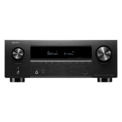 Denon AVC-X2850H, vista frontal en negro