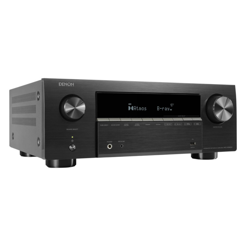 Denon AVC-X3900H, vista en ángulo desde la derecha