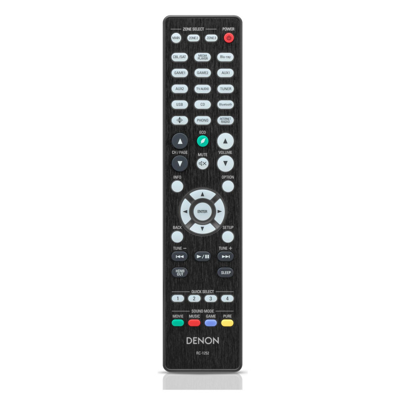 Denon AVC-X4800H, mando a distancia RC-1252