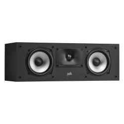 Polk Monitor XT30, vista en ángulo sin rejilla en negro