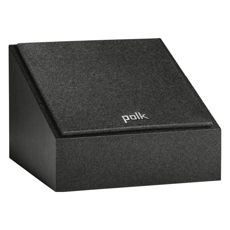 Polk Monitor XT90, vista en ángulo con la rejilla puesta