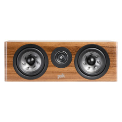 Polk Reserve R300, vista frontal en nogal