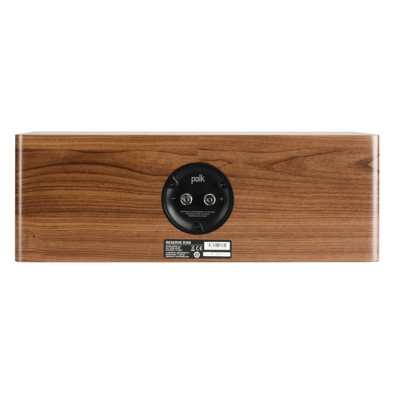 Polk Reserve R300, trasera en nogal