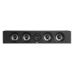 Polk Reserve R350, vista frontal sin rejilla en negro